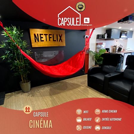Capsule Cinema - Balneo Home Cinema Playstation 5 วาลองเซียนส์ ภายนอก รูปภาพ