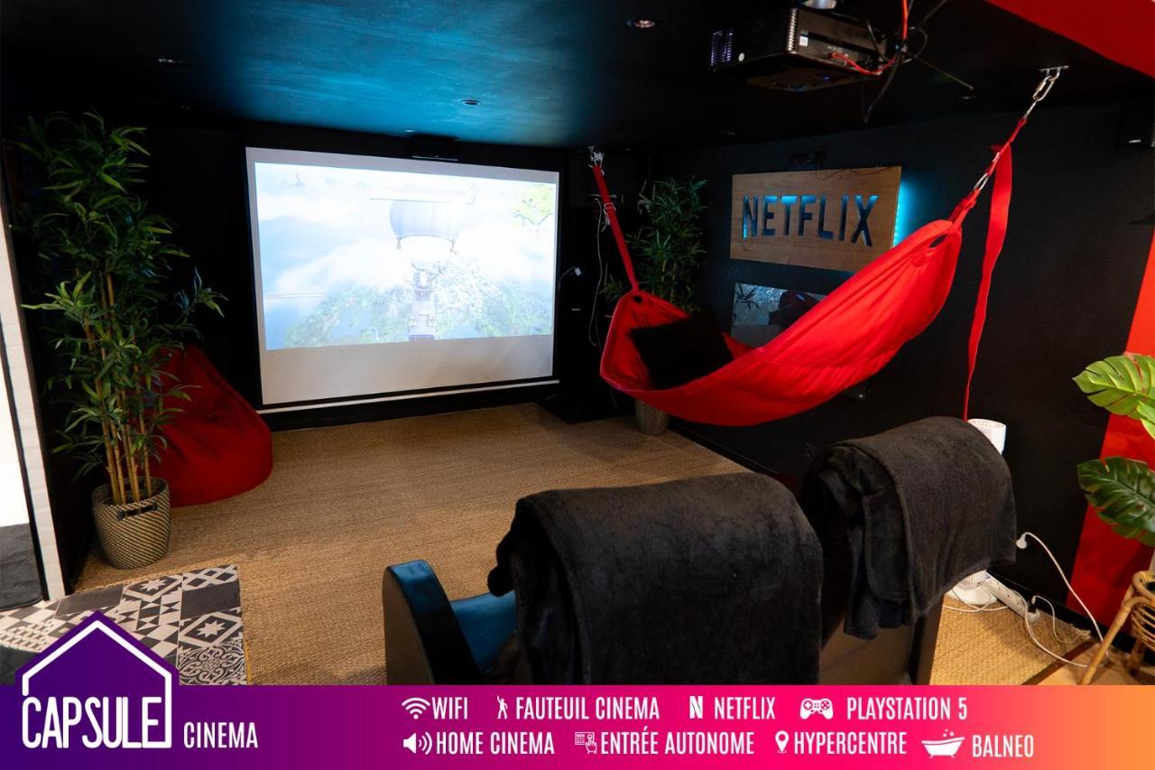 Capsule Cinema - Balneo Home Cinema Playstation 5 วาลองเซียนส์ ภายนอก รูปภาพ